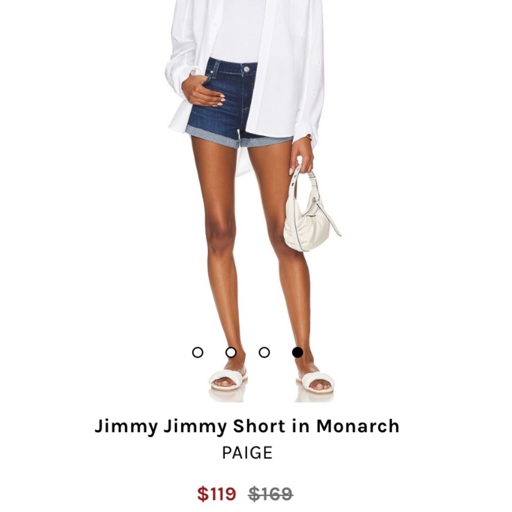 Paige Jimmy Jimmy Premium Denim Shorts